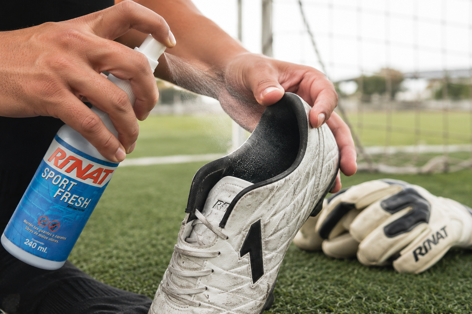 Desodorante para Tenis y Guantes de Portero Rinat - 250 ml