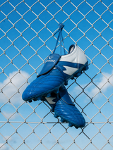Tachones de fútbol Manríquez MID SX | Azul y Plata