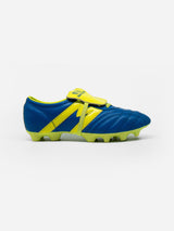 Tachones de fútbol Manríquez MID SX | Azul y Amarillo Neón