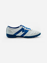 Tenis Fútbol Rápido Manríquez MID SX | Blanco y Azul