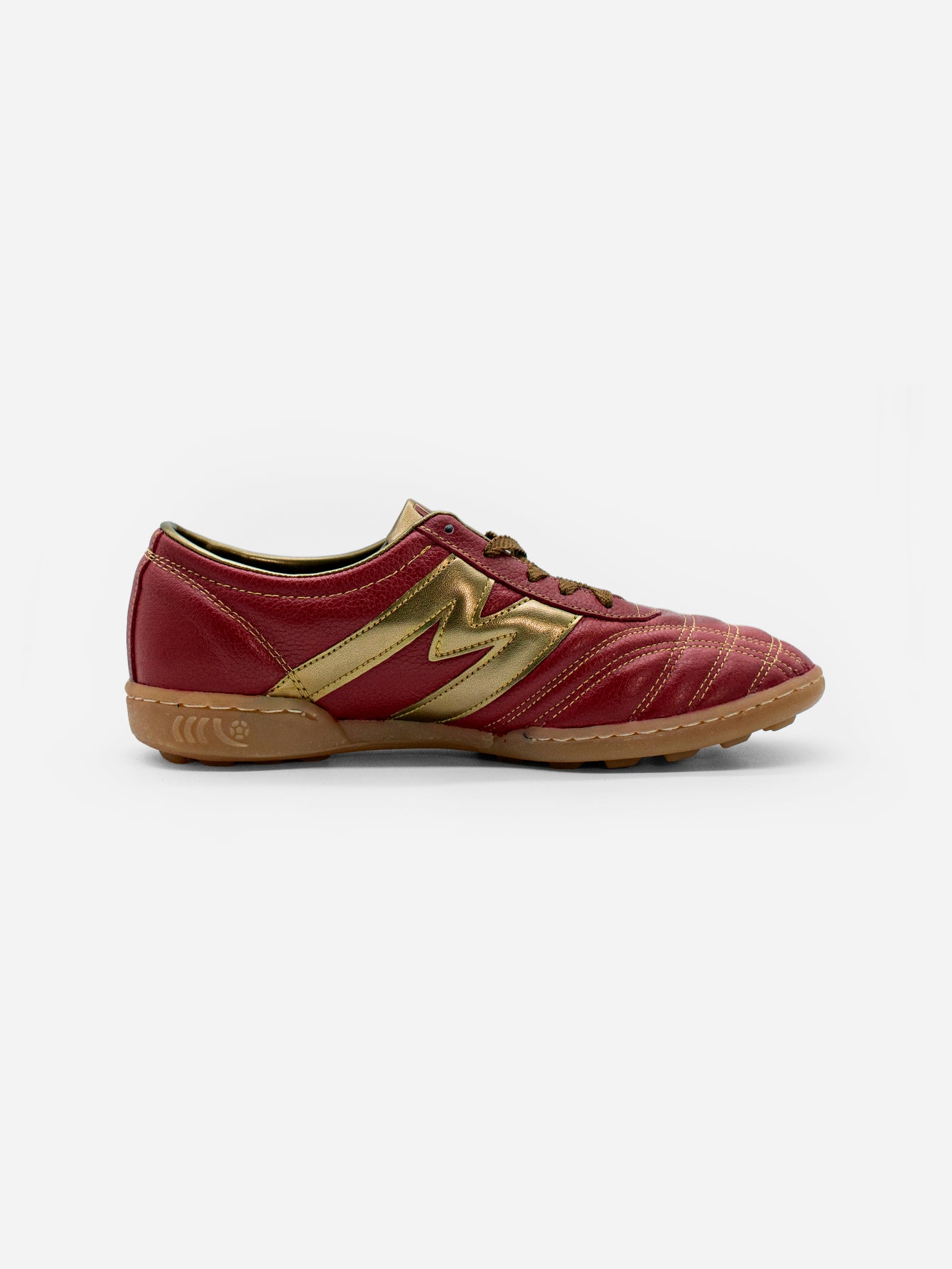 Tenis Fútbol Rápido Manríquez MID SX | Guinda y Dorado
