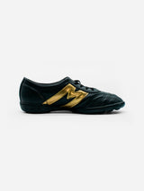 Tenis Fútbol Rápido Manríquez MITHOS | Negro y Dorado