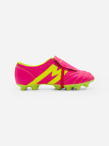 Tachones de fútbol Manríquez MID SX | Fucsia Neón y Amarillo Neón