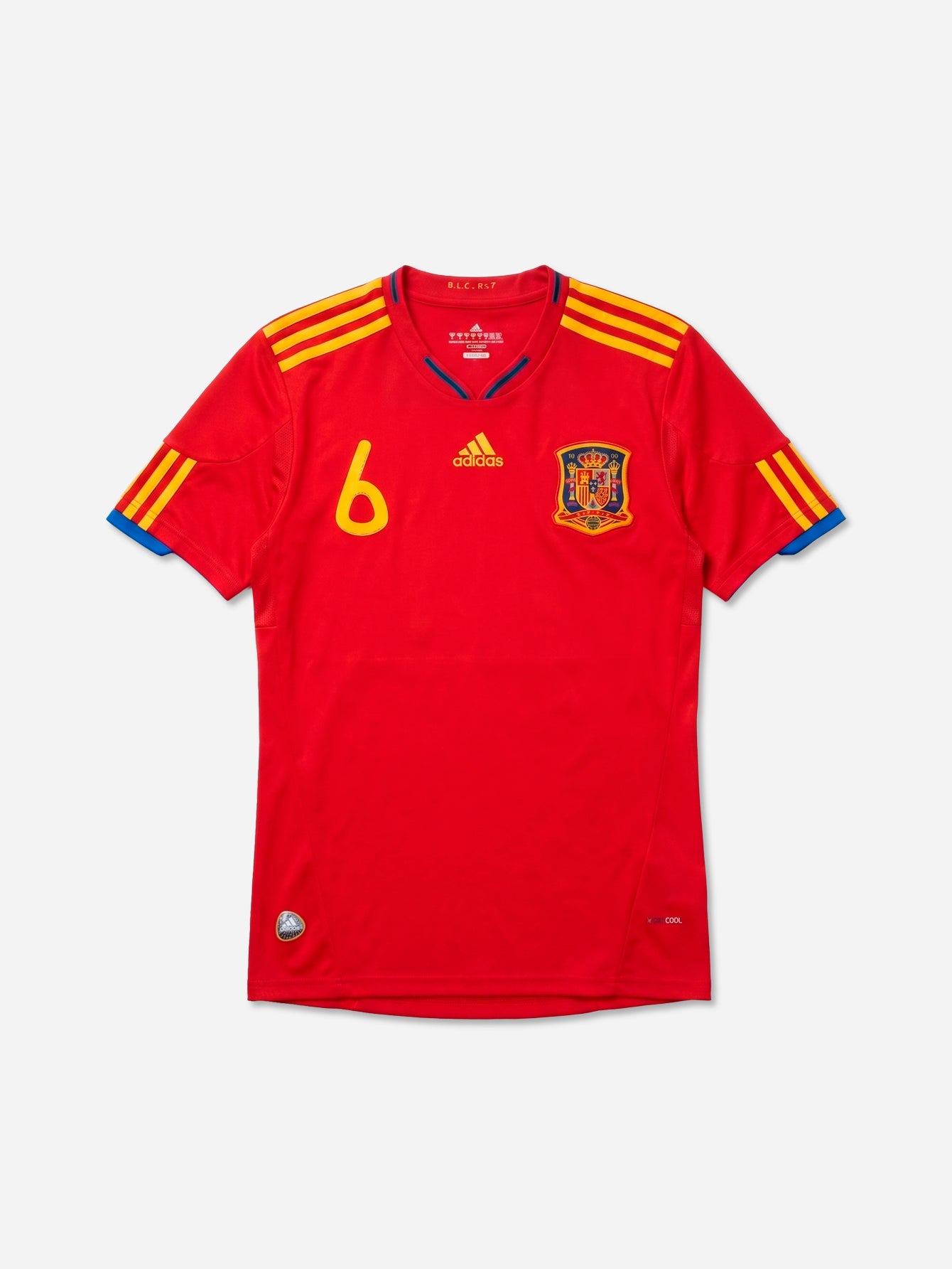 Jersey Adidas Replica | España A. Iniesta - Campeones Mundial 2010