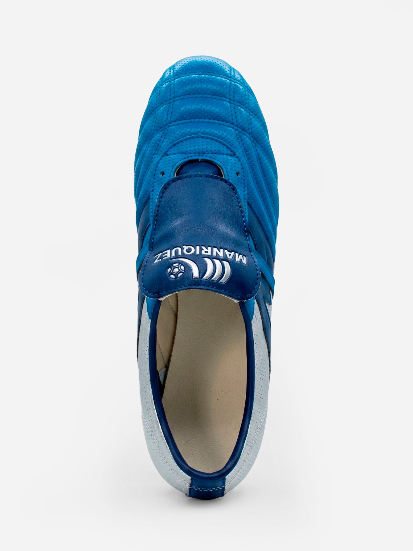 Tachones de fútbol Manríquez MID SX | Azul y Plata