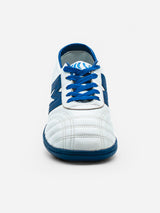 Tenis Fútbol Rápido Manríquez MID SX | Blanco y Azul