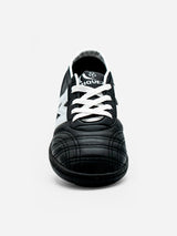 Tenis Fútbol Rápido Manríquez MID SX | Negro y Blanco