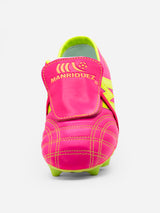 Tachones de fútbol Manríquez MID SX | Fucsia Neón y Amarillo Neón