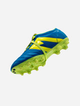 Tachones de fútbol Manríquez MID SX | Azul y Amarillo Neón