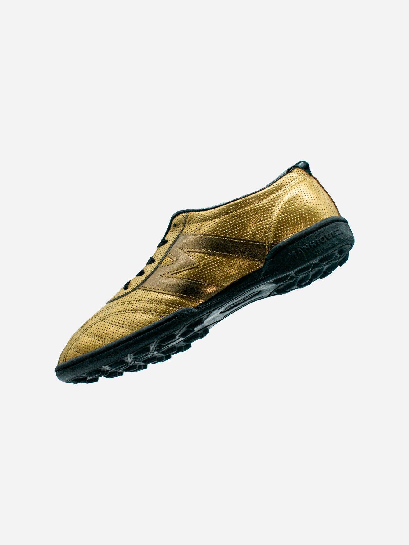 Tenis Fútbol Rápido Manríquez MITHOS | Dorado y Negro