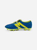 Tachones de fútbol Manríquez MID SX | Azul y Amarillo Neón