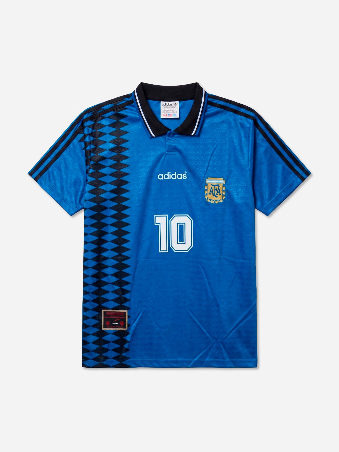 Jersey Adidas Replica | Argentina Maradona 10 Visitante - Mundial 1994