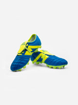 Tachones de fútbol Manríquez MID SX | Azul y Amarillo Neón