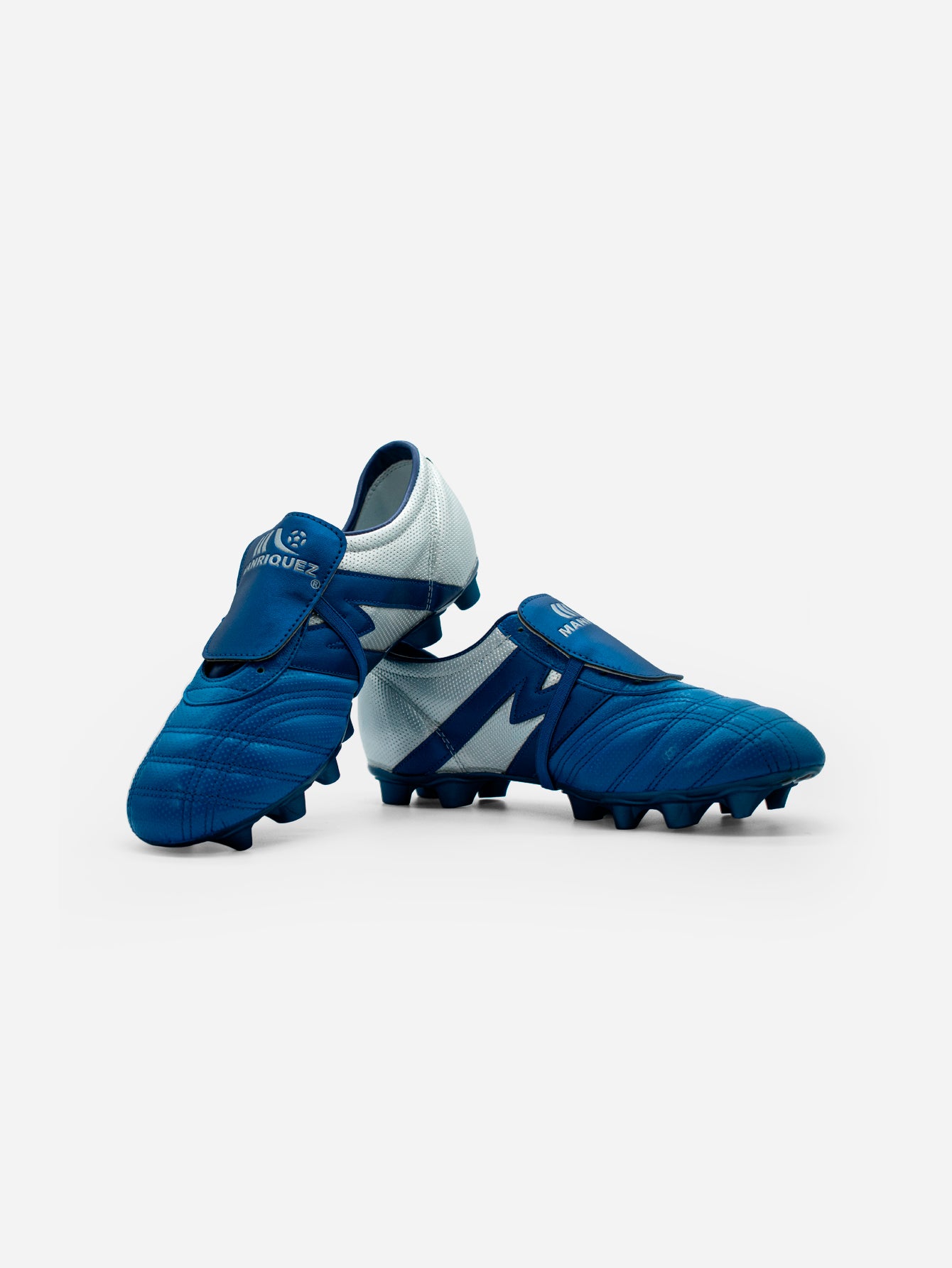 Tachones de fútbol Manríquez MID SX | Azul y Plata