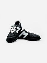Tenis Fútbol Rápido Manríquez MID SX | Negro y Blanco