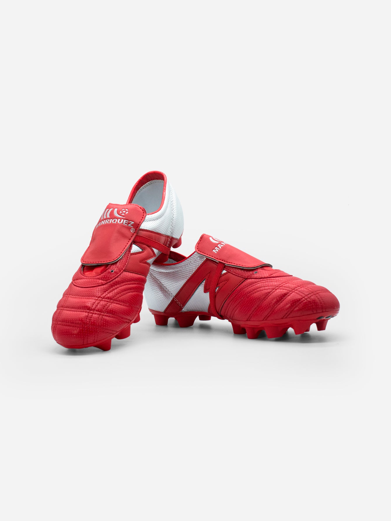 Tachones de fútbol Manríquez MITHOS | Rojo y Plata