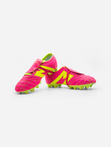Tachones de fútbol Manríquez MID SX | Fucsia Neón y Amarillo Neón