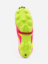 Tachones de fútbol Manríquez MID SX | Fucsia Neón y Amarillo Neón